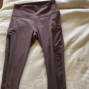 Fabletics high waisted-mesh compression leggings